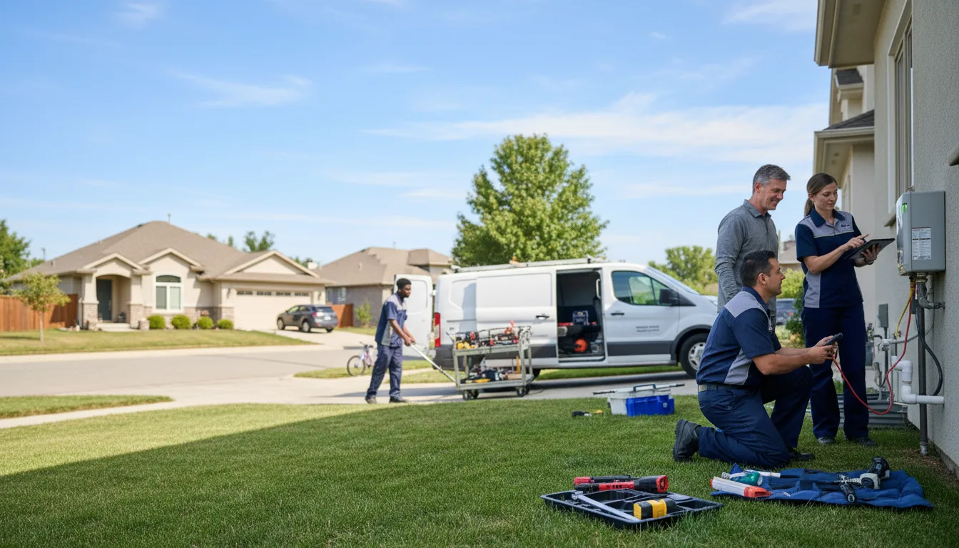 Tankless water heater service in Vernon, UT